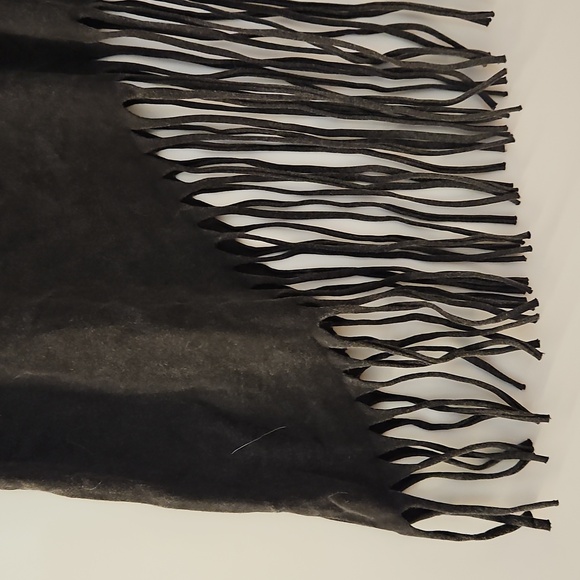 MONORENO Western style faded black fringed tunic dress grommet detail Medium - Picture 5 of 10